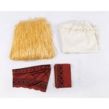 Moana Cosplay Costume Moana Women Red Tribal Outfit Adult Female Halloween Carnival Costume