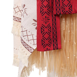 Moana Cosplay Costume Red Top With Grass Skirt Adult Female Halloween Carnival Costume