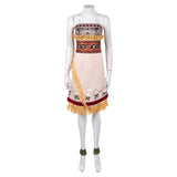 Moana Live-action Cosplay Costume Moana Brown Outfit Adult Female Halloween Carnival Costume