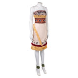 Moana Live-action Cosplay Costume Moana Brown Outfit Adult Female Halloween Carnival Costume