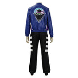 Mortal Kombat 2 Cosplay Costume Johnny Cage Blue Outfit Adult Male Halloween Carnival Costume