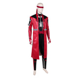 Mortal Kombat 2 Cosplay Costume Kenshi Takahashi Red Leather Outfit Adult Male Halloween Carnival Costume