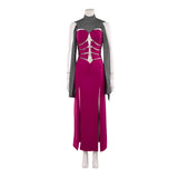Mortal Kombat 2 Cosplay Costume Sindel Purple Dress Adult Female Halloween Carnival Costume