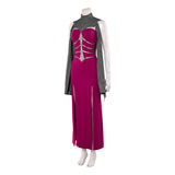 Mortal Kombat 2 Cosplay Costume Sindel Purple Dress Adult Female Halloween Carnival Costume