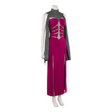 Mortal Kombat 2 Cosplay Costume Sindel Purple Dress Adult Female Halloween Carnival Costume