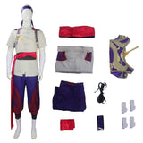 Mortal Kombat Cosplay Costume Fire God Liu Kang Gray Outfit Adult Male Halloween Carnival Costume