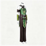 Mortal Kombat Cosplay Costume Jade Green Outfit Adult Female Halloween Carnival Costume