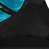 Mortal Kombat Cosplay Costume KITANA Blue Bikini Set Adult Female Halloween Carnival Costume