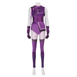Mortal Kombat Cosplay Costume Mileena Purple Outfit Adult Female Halloween Carnival Costume