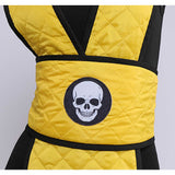 Mortal Kombat Cosplay Costume Scorpion Gender-swapped Yellow Qipao Adult Female Halloween Carnival Costume