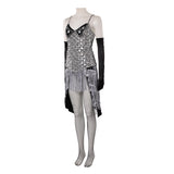 Moulin Rouge Cosplay Costume Satine Sliver Dress Adult Female Halloween Carnival Costume