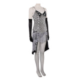 Moulin Rouge Cosplay Costume Satine Sliver Dress Adult Female Halloween Carnival Costume