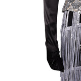 Moulin Rouge Cosplay Costume Satine Sliver Dress Adult Female Halloween Carnival Costume