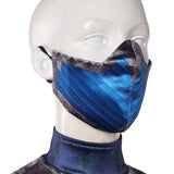 Movie Mortal Kombat 2 Cosplay Costume Kitana Blue Outfit Adult Female Halloween Carnival Costume