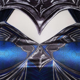 Movie Mortal Kombat 2 Cosplay Costume Kitana Blue Outfit Adult Female Halloween Carnival Costume