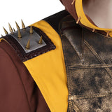 Movie Mortal Kombat 2 Cosplay Costume Scorpion Yellow Outfit Adult Male Halloween Carnival Costume