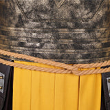Movie Mortal Kombat 2 Cosplay Costume Scorpion Yellow Outfit Adult Male Halloween Carnival Costume