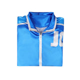 Movie Mortal Kombat 2 Johnny Cage Blue Coat Adult Male Halloween Carnival Costume