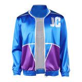 Movie Mortal Kombat 2 Johnny Cage Blue Coat Adult Male Halloween Carnival Costume