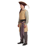 Movie The Backrooms Cosplay Costume Captaion Clark Yellow Outfit Adult Male Halloween Carnival Costume