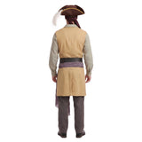 Movie The Backrooms Cosplay Costume Captaion Clark Yellow Outfit Adult Male Halloween Carnival Costume