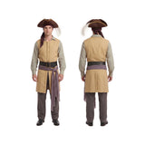 Movie The Backrooms Cosplay Costume Captaion Clark Yellow Outfit Adult Male Halloween Carnival Costume