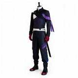 Movie Version Cosplay Costume Kirito Purple Outfit Adult Male Halloween Carnival Costume