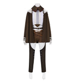 Mushoku Tensei Cosplay Costume Eris Greyrat Brown Outfit With Coat Adult Female Halloween Carnival Costume