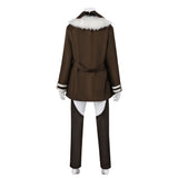 Mushoku Tensei Cosplay Costume Eris Greyrat Brown Outfit With Coat Adult Female Halloween Carnival Costume