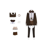 Mushoku Tensei Cosplay Costume Eris Greyrat Brown Outfit With Coat Adult Female Halloween Carnival Costume