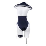 My Dress-Up Darling Cosplay Costume Kitagawa Marin Blue Sailor Swimsuit Adult Female Halloween Carnival Costume