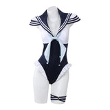 My Dress-Up Darling Cosplay Costume Kitagawa Marin Blue Sailor Swimsuit Adult Female Halloween Carnival Costume