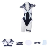 My Dress-Up Darling Cosplay Costume Kitagawa Marin Blue Sailor Swimsuit Adult Female Halloween Carnival Costume