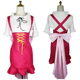 Nami Cosplay Costume Women Pink Dress Adult Female Halloween Carnival Costume