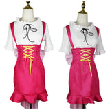 Nami Cosplay Costume Women Pink Dress Adult Female Halloween Carnival Costume