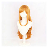 Nami Yellow Twin Ponytail Wig Heat Resistant Synthetic Hair Carnival Halloween Party Props