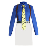 Nanami Kento Cosplay Costume Genderbend Version Blue and White Outfit Adult Female Halloween Carnival Costume