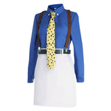 Nanami Kento Cosplay Costume Genderbend Version Blue and White Outfit Adult Female Halloween Carnival Costume