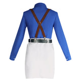 Nanami Kento Cosplay Costume Genderbend Version Blue and White Outfit Adult Female Halloween Carnival Costume