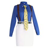 Nanami Kento Cosplay Costume Genderbend Version Blue and White Outfit Adult Female Halloween Carnival Costume