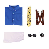 Nanami Kento Cosplay Costume Genderbend Version Blue and White Outfit Adult Female Halloween Carnival Costume