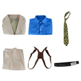 Nanami Kento Cosplay Costume White Suit Adult Female Halloween Carnival Costume