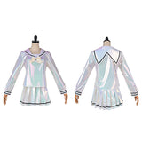 NEEDY GIRL OVERDOSE Cosplay Costume KAngel Silver Dress Adult Female Halloween Carnival Costume