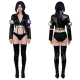 Nico Robin Cosplay Costume Black Leather Suit Adult Female Halloween Carnival Costume
