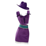 Nico Robin Cosplay Costume Purple Outfit Adult Female Halloween Carnival Costume