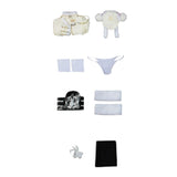 Nikke Goddess of Victory Cosplay Costume Blanc White Uniform Adult Female Halloween Carnival Costume