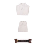 Obi-Wan Kenobi Cosplay Costume White Outfit Adult Male Halloween Carnival Costume