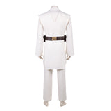 Obi-Wan Kenobi Cosplay Costume White Outfit Adult Male Halloween Carnival Costume