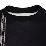 Obsession Cosplay Costume Bear Black Crewneck Sweatshirt Adult Male Halloween Carnival Costume