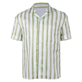Obsession Cosplay Costume Bear Green Striped Shirt Adult Male Halloween Carnival Costume